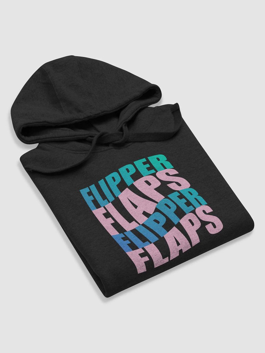 FlipperFlaps (Teal & Pink Text) Hoodie product image (37)