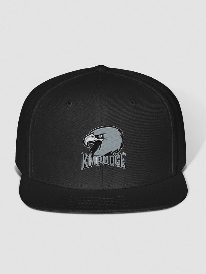 Blacked out KMPUDGE Eagle Snapback Cap product image (1)