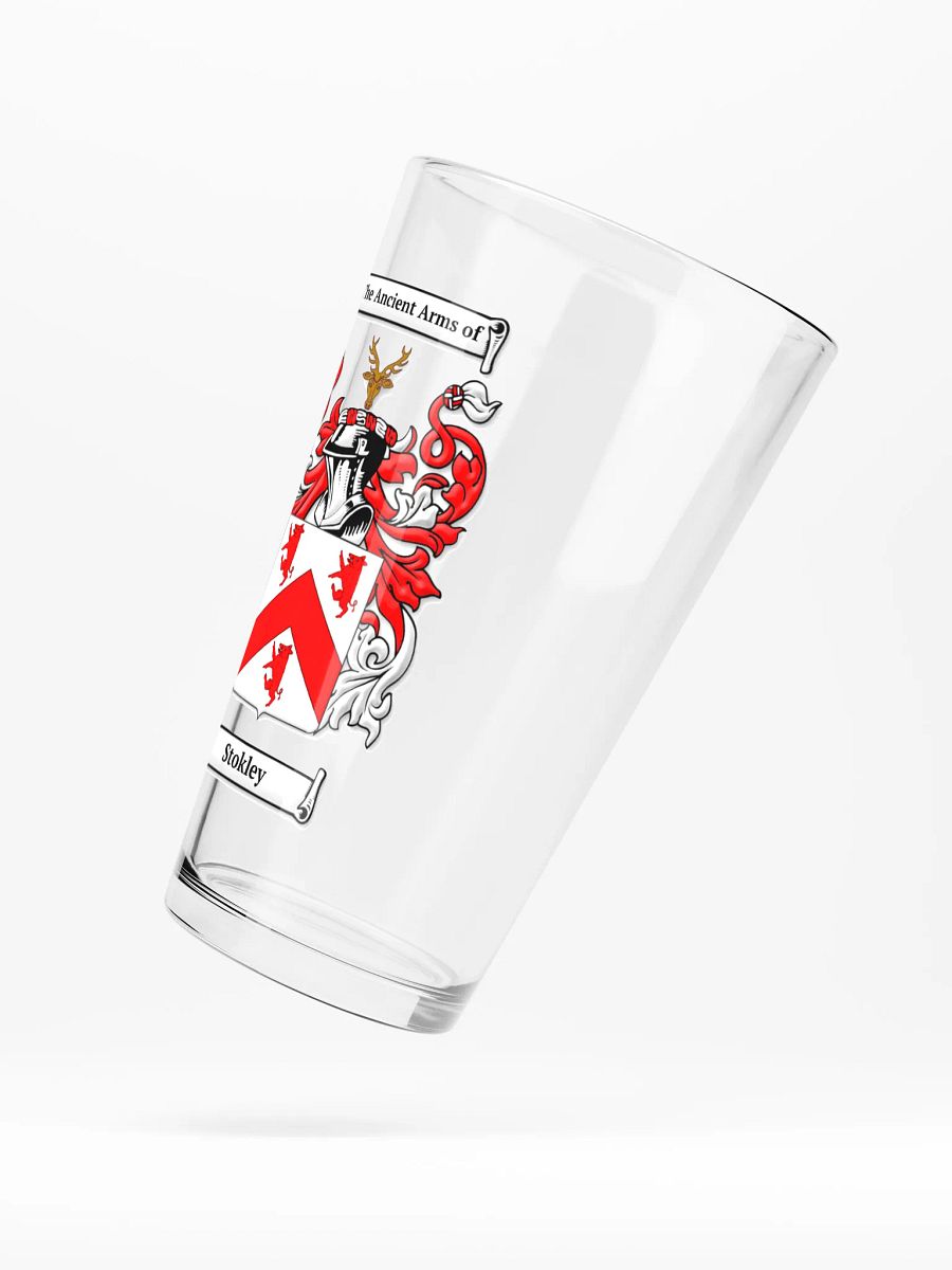 Stokley Family Crest - Shaker Pint Glass product image (5)