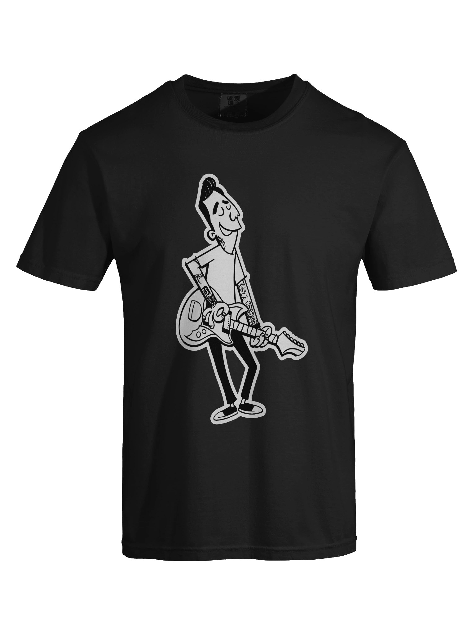 B&W Cartoon | Comfort Color Heavyweight Tshirt product image (7)