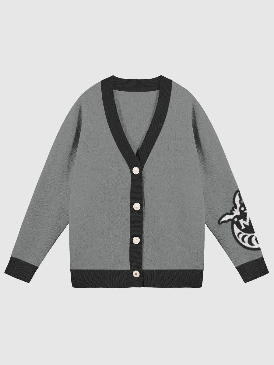 MM 𝖇𝖆𝖙 𝖑𝖔𝖌𝖔 knit cardigan (𝖔𝖛𝖊𝖗𝖈𝖆𝖘𝖙) product image (1)