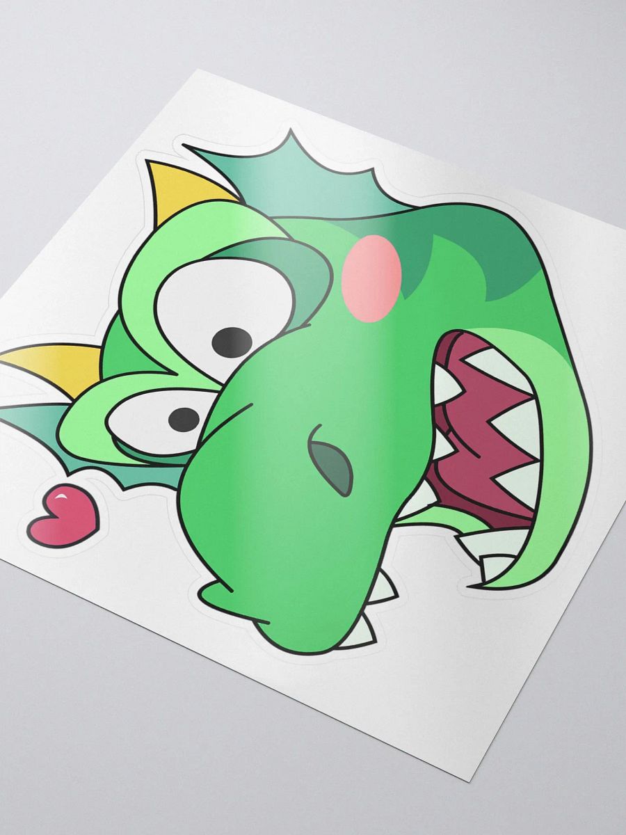 Love Dragon Green Sticker product image (3)