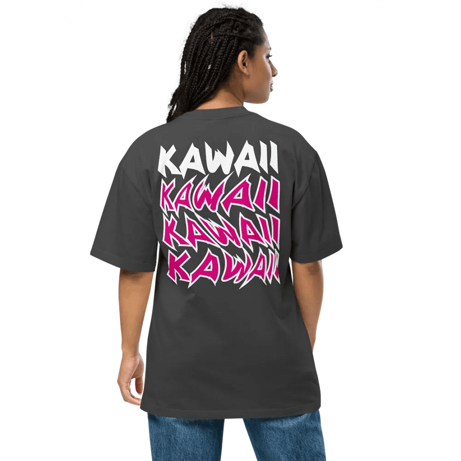BUIII Kawaii Pink: Premium Oversized T-Shirt product image (8)