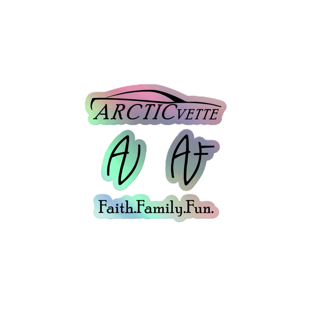 Holographic Arctic Vette Sticker Sheet product image (1)