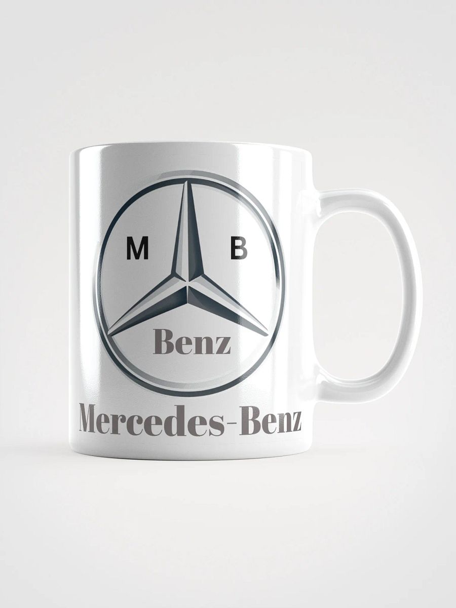 White Glossy Mug Mercedes Benz Logo product image (1)