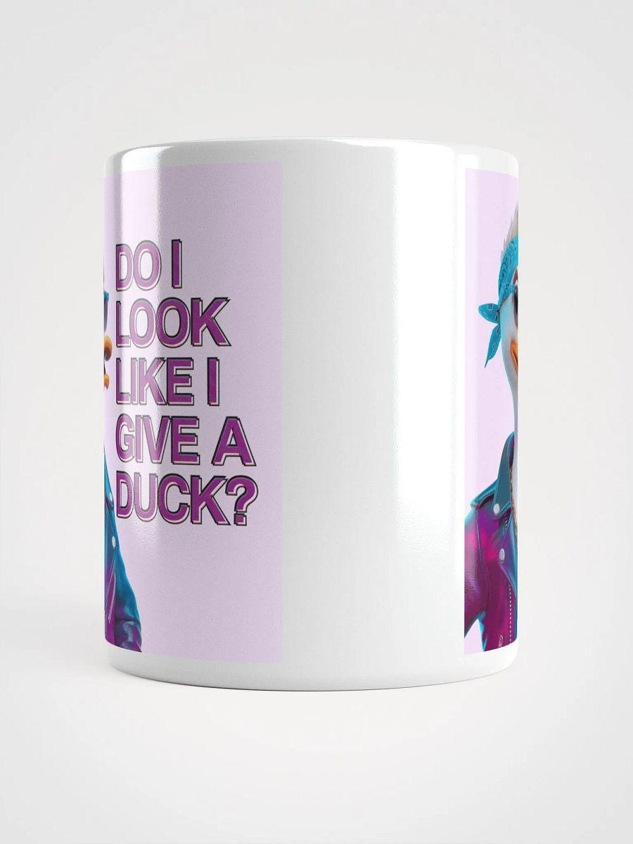 Duck Attitude #Statement Glossy Glossy Mug - White product image (5)