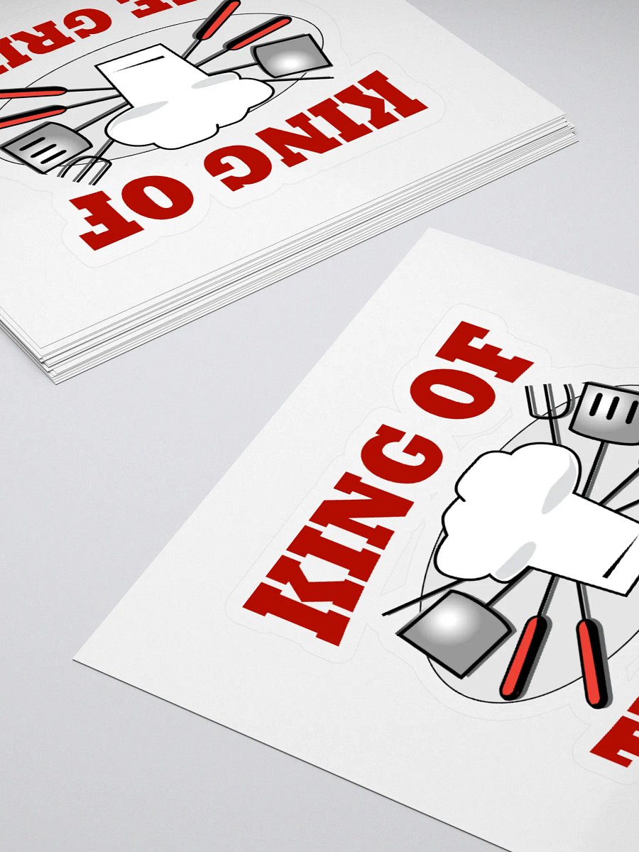 Grill Master Kiss Cut Stickers product image (4)