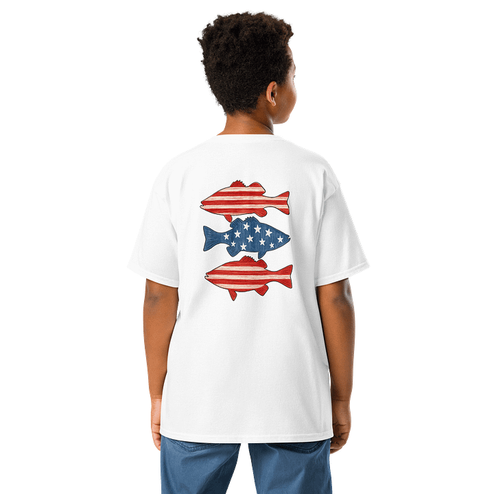 Patriotic Fish Youth Tee product image (1)