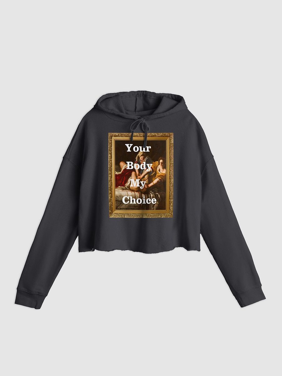 Judith Slaying Your Body My Choice Framed Cropped Hoodie product image (6)