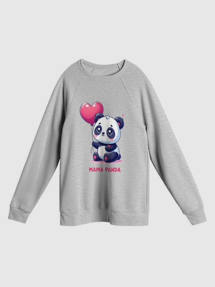 Mama Panda Heart Balloon Sweatshirt product image (3)