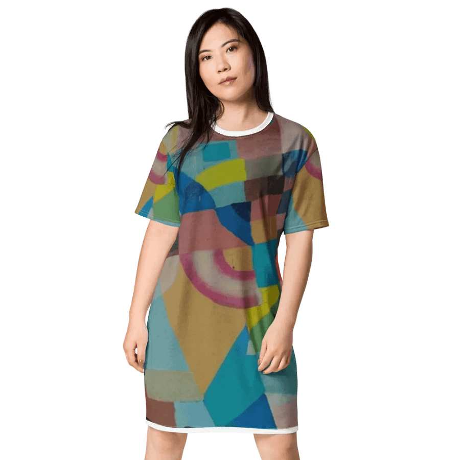 T-Shirt Dress Collage Colors product image (1)