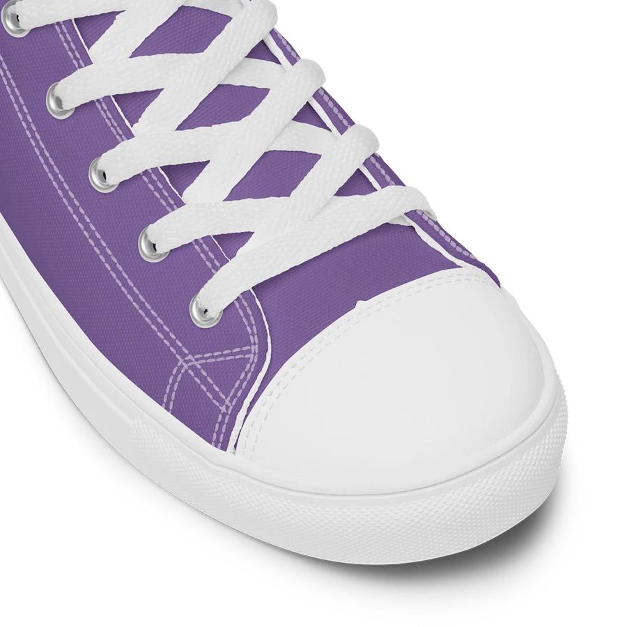 Purple and White Flower Sneakers product image (20)