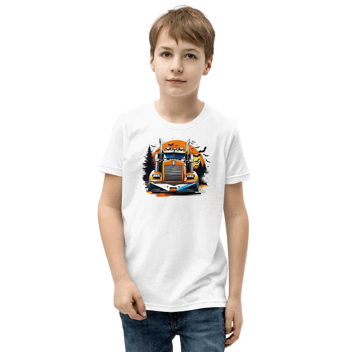 Kid's Halloween Truck Face Shirt product image (2)