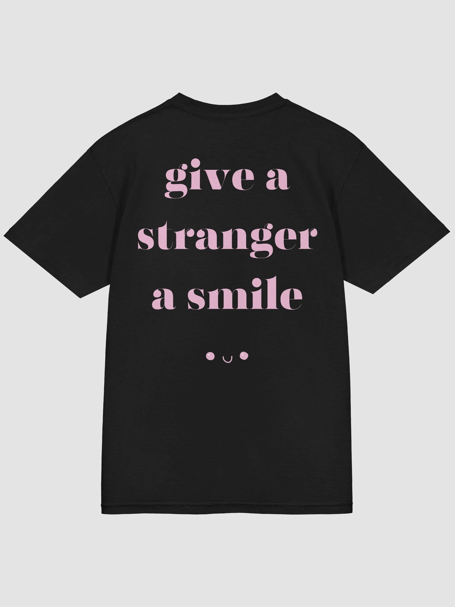 Give a Stranger a Smile Black Tee product image (6)