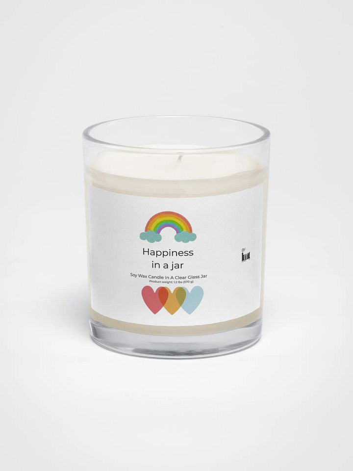 "Happiness in a jar" Soy Wax Candle product image (1)
