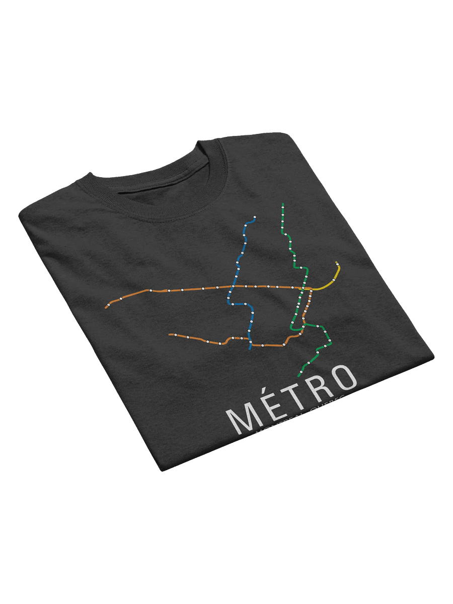 The Rail Fans Canada Map T-Shirt - Métro product image (2)