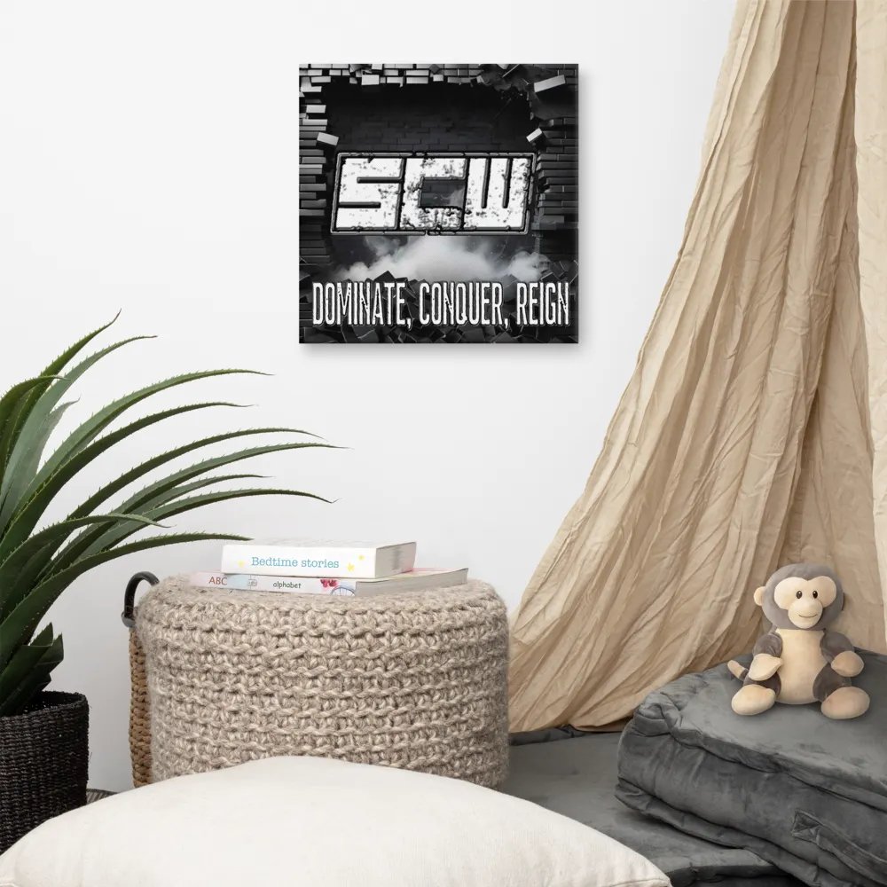SCW Logo and Mantra Canvas Poster product image (7)