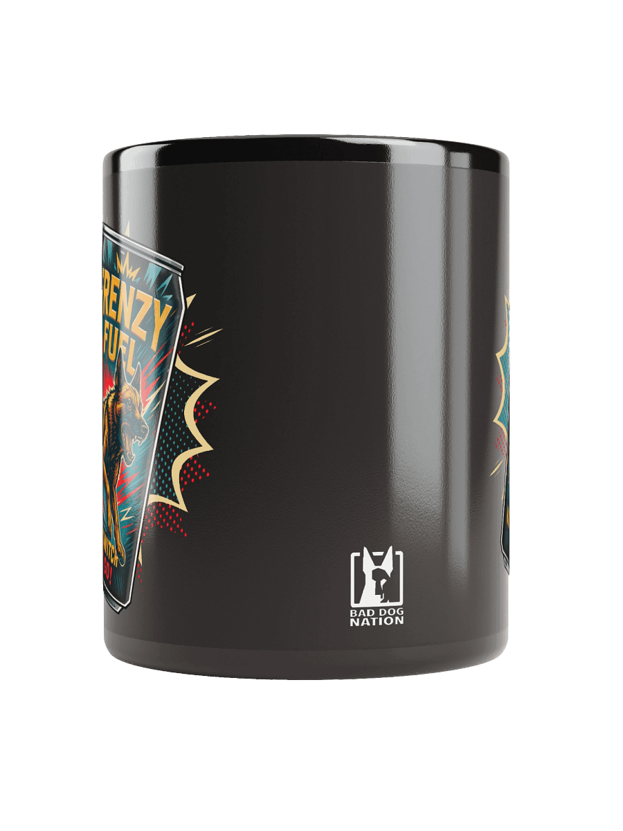 Malinois Energy Drink - Black ceramic mug product image (5)