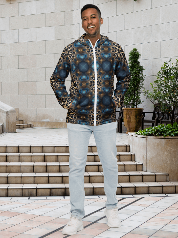 Stellar Wave All-Over Print Windbreaker product image (1)
