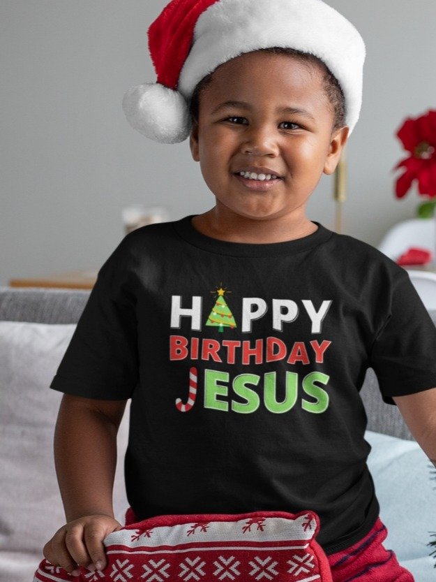 Happy Birthday Jesus Christmas Toddler T-Shirt product image (1)