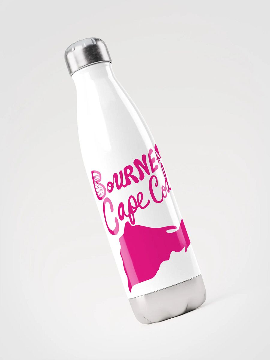 BOURNE to Cape Cod™ | Stainless Bottle | Vibrant Pink on White 💧 product image (3)