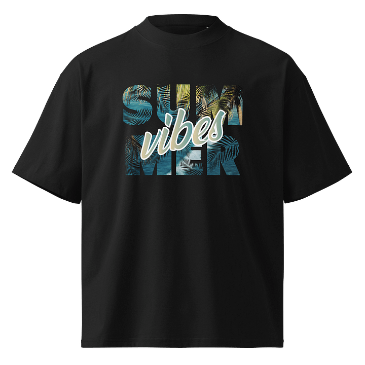Oversized Premium Tee – Summer Vibes Edition product image (1)