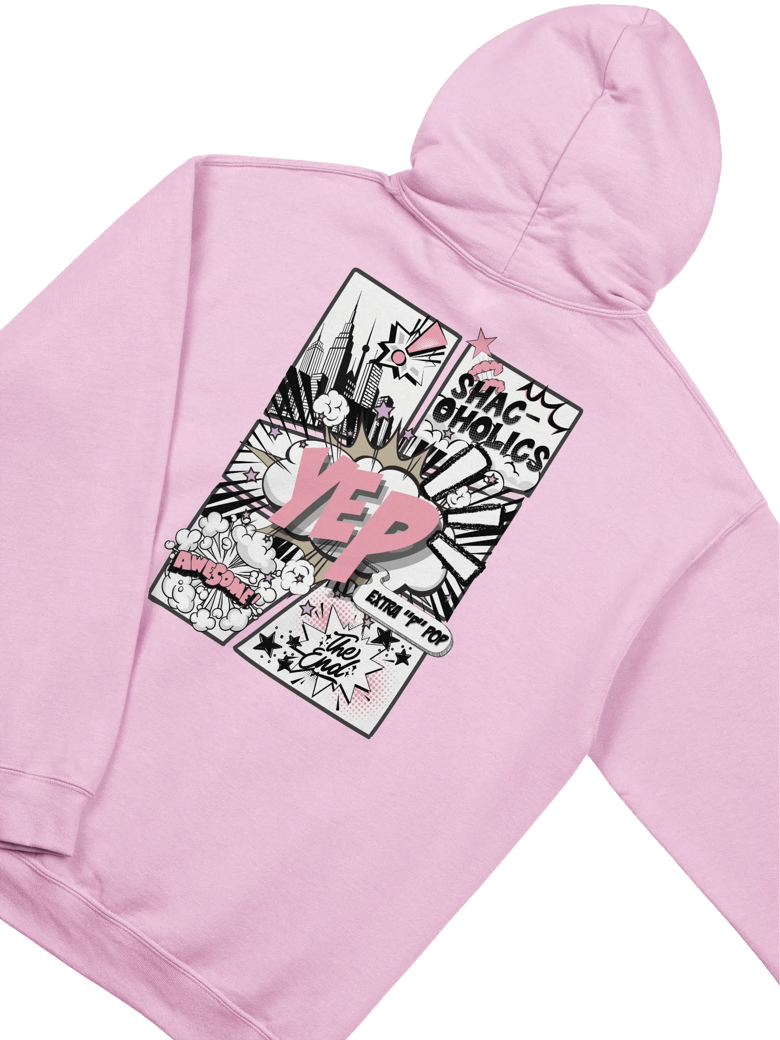 Explosive Pink YeP Shac-oholics Hoodie product image (48)
