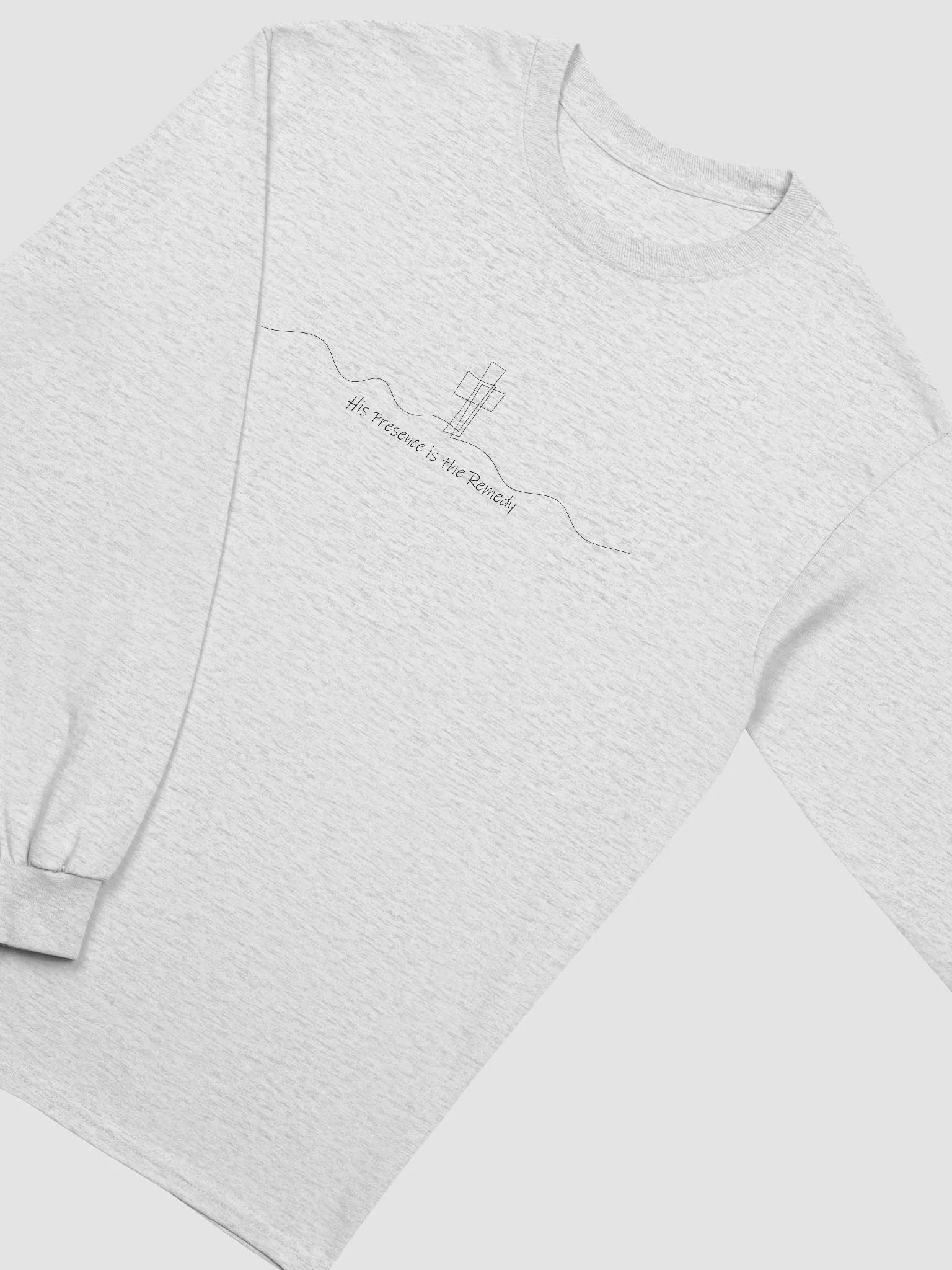 His Presence Long-Sleeve Shirt - Black Print - multiple colors available product image (16)