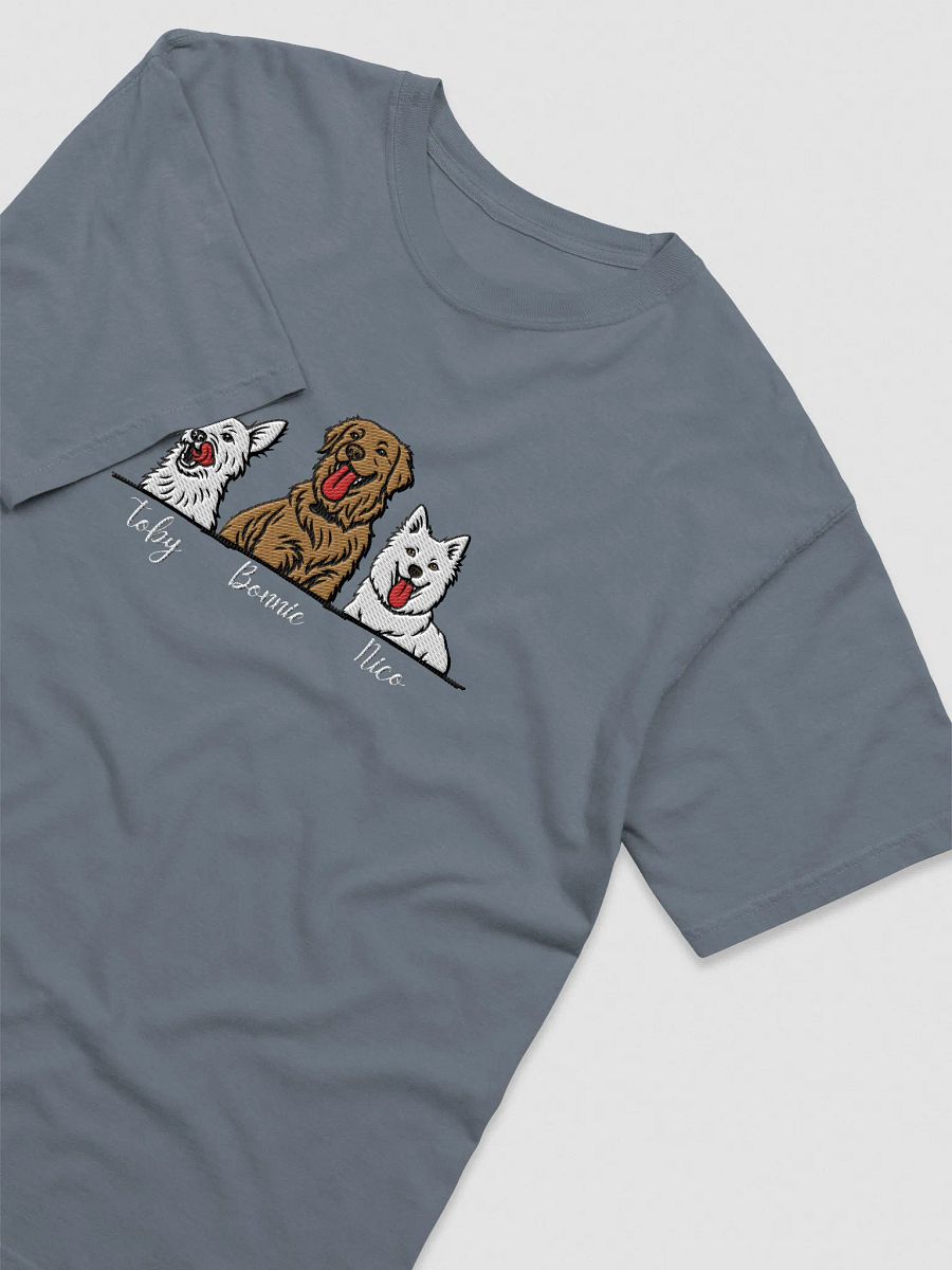 GROUP CUSTOM PET DESIGNS! / T-SHIRT WITH PERSONALIZED NAME / EMBROIDERED product image (1)