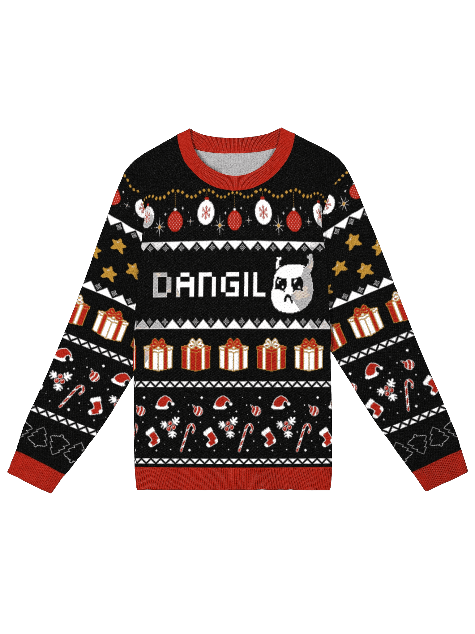 Pouty Holidays! (Ugly Sweater Black) product image (1)