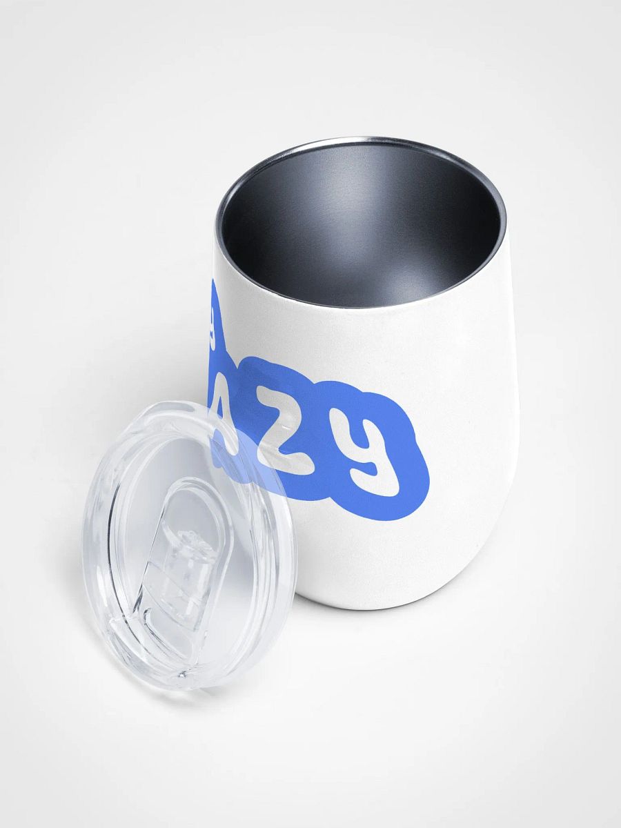 Stay Crazy Wine Tumbler (Blue) product image (3)