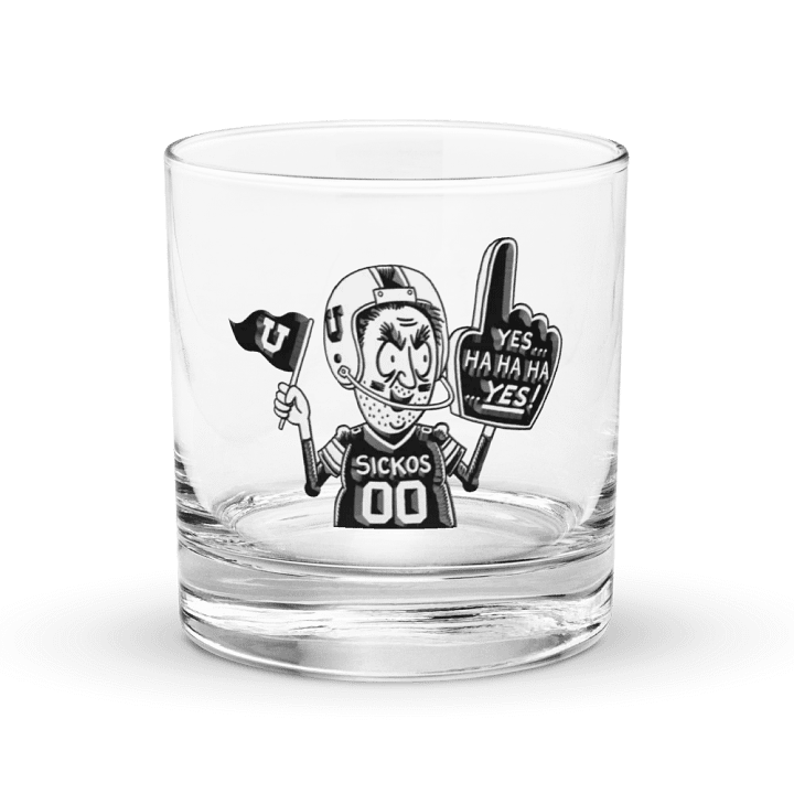 Sickos Committee #1 Fan Rocks Glass product image (1)