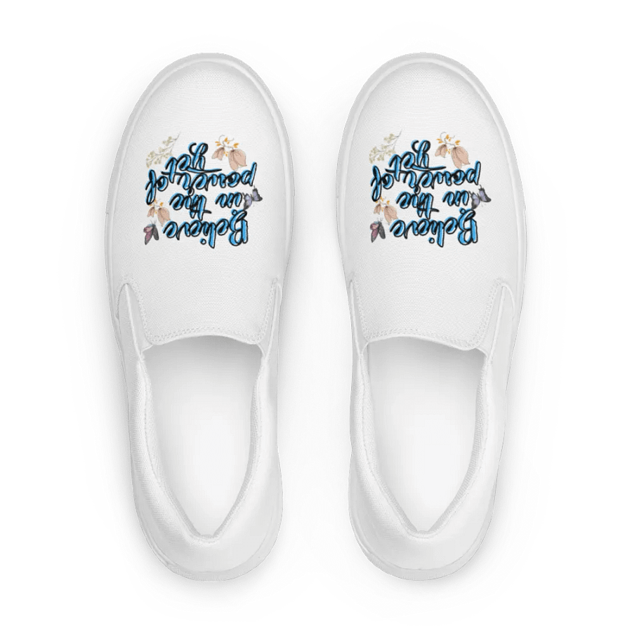 Believe in the Power of Yet Canvas Shoes product image (2)