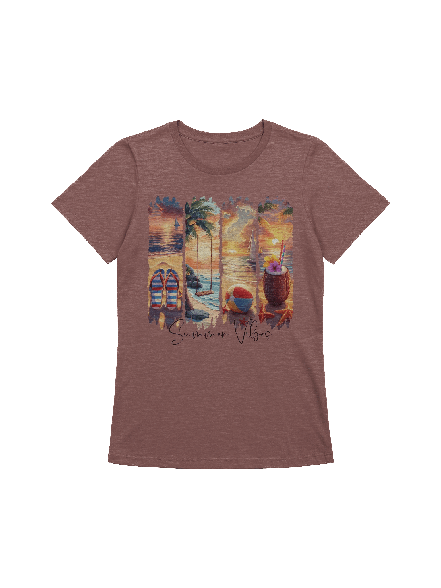 Women's Supersoft Relaxed-fit T-Shirt Summer Vibes product image (3)