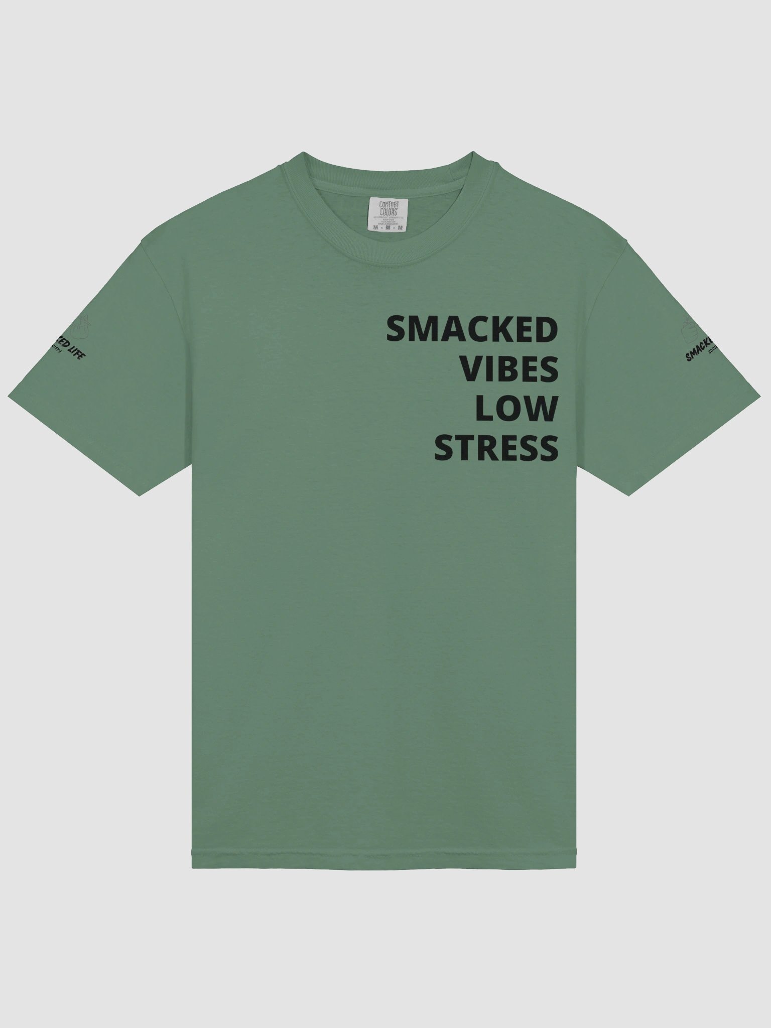“Smacked Vibes, Low Stress” Stoner Tee product image (25)
