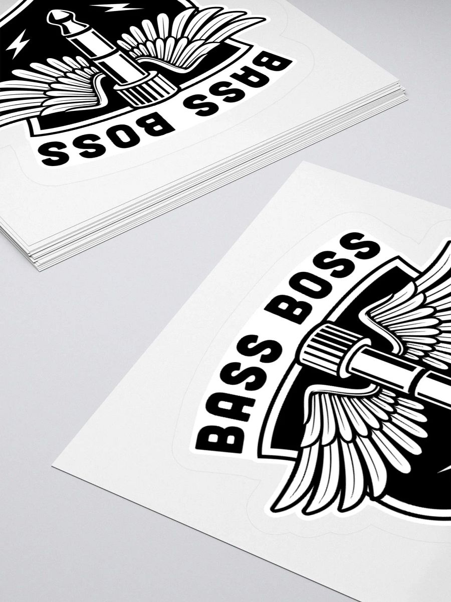 Bass Boss Sticker: Perfect for Music Lovers and Gamers product image (4)
