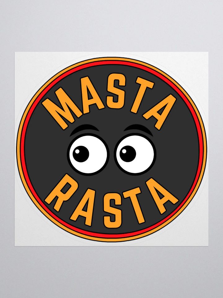 Masta Rasta Logo 'Kiss Cut Sticker' product image (2)