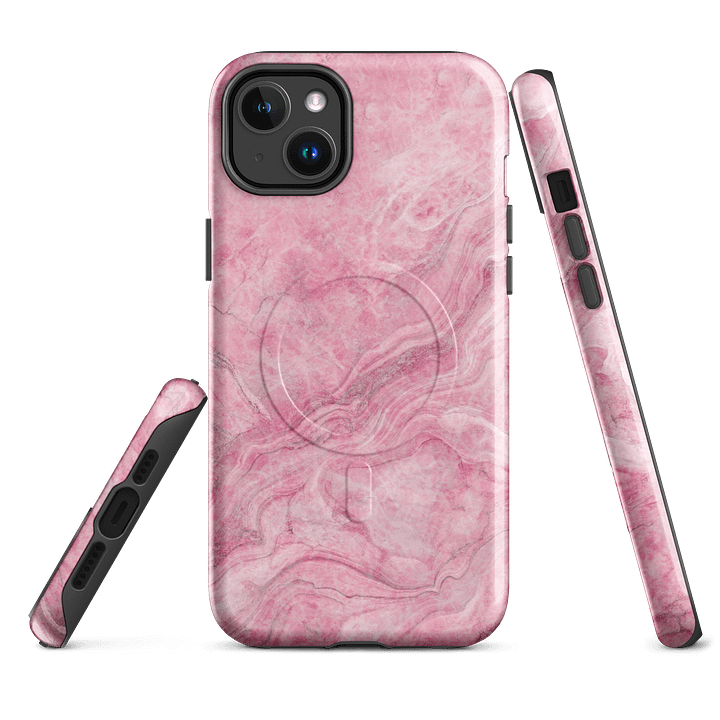 Marbled Pink MagSafe® Compatible Tough Case for iPhone product image (2)