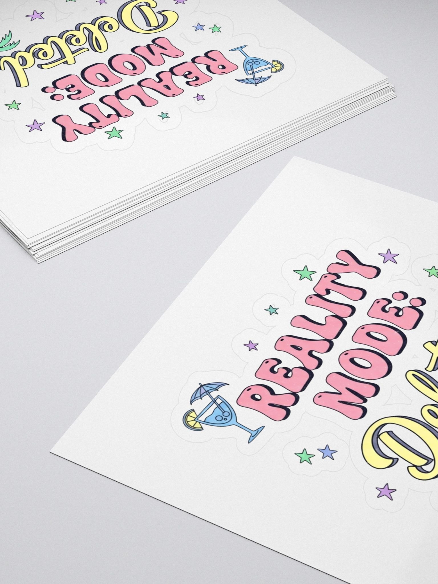 Vacation Mode Sticker – Reality Deleted Fun product image (4)