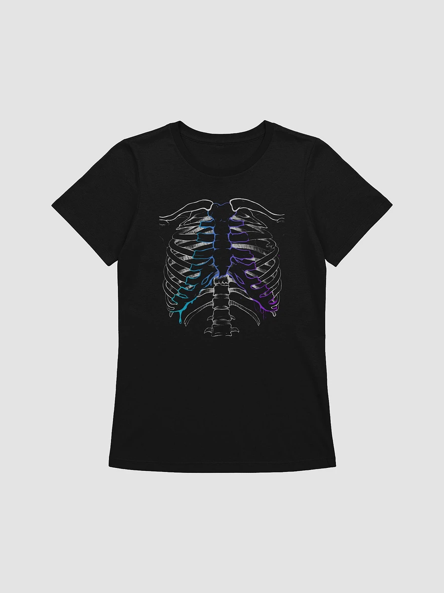 Graident Rib Femme Line Tee - Black product image (1)