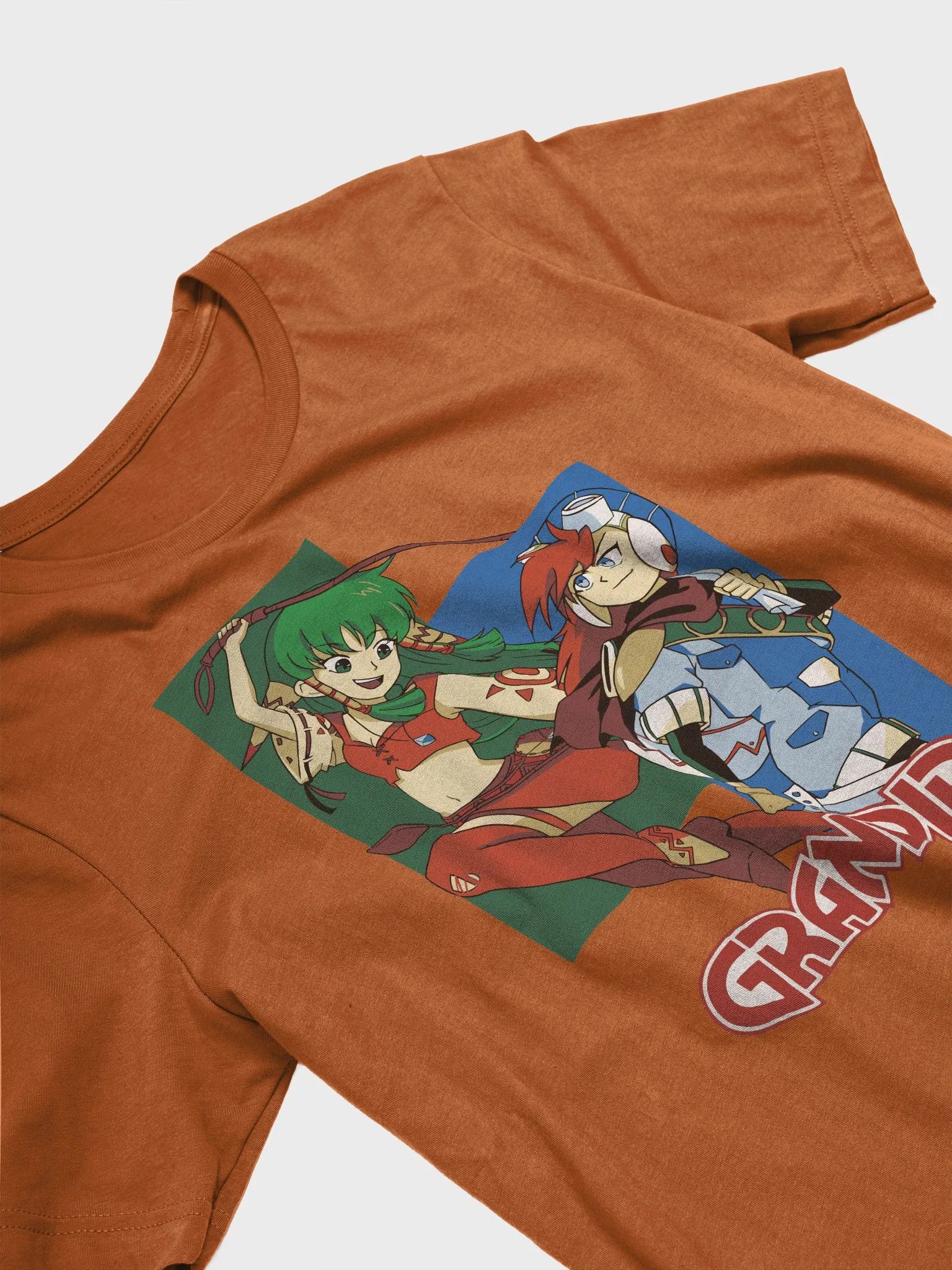 Justin & Feena Supersoft T-Shirt (Orange / Black / Red / White) product image (3)