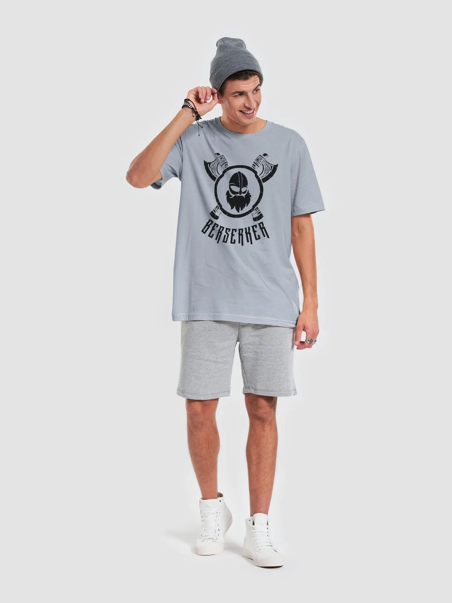 REXNOR Berserker T-Shirt (Black Logo + Text) product image (6)