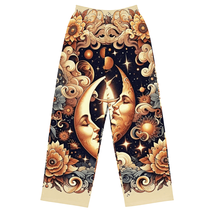All-Over Print Unisex Wide-Leg Pants product image (2)