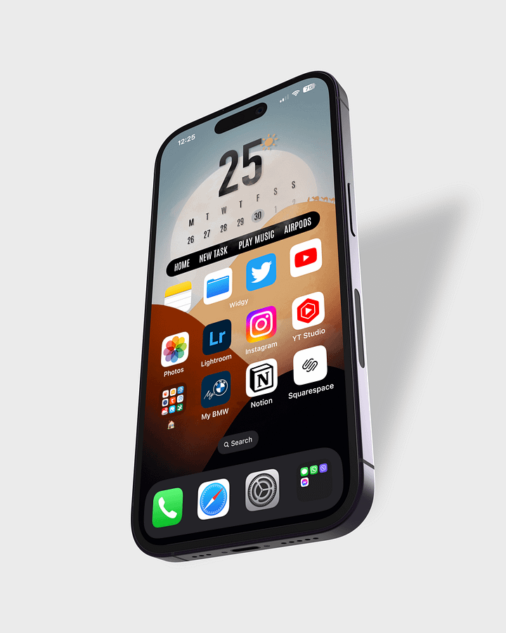 Namib Desert iOS16 Widget Complete Pack (ready for installation) product image (2)