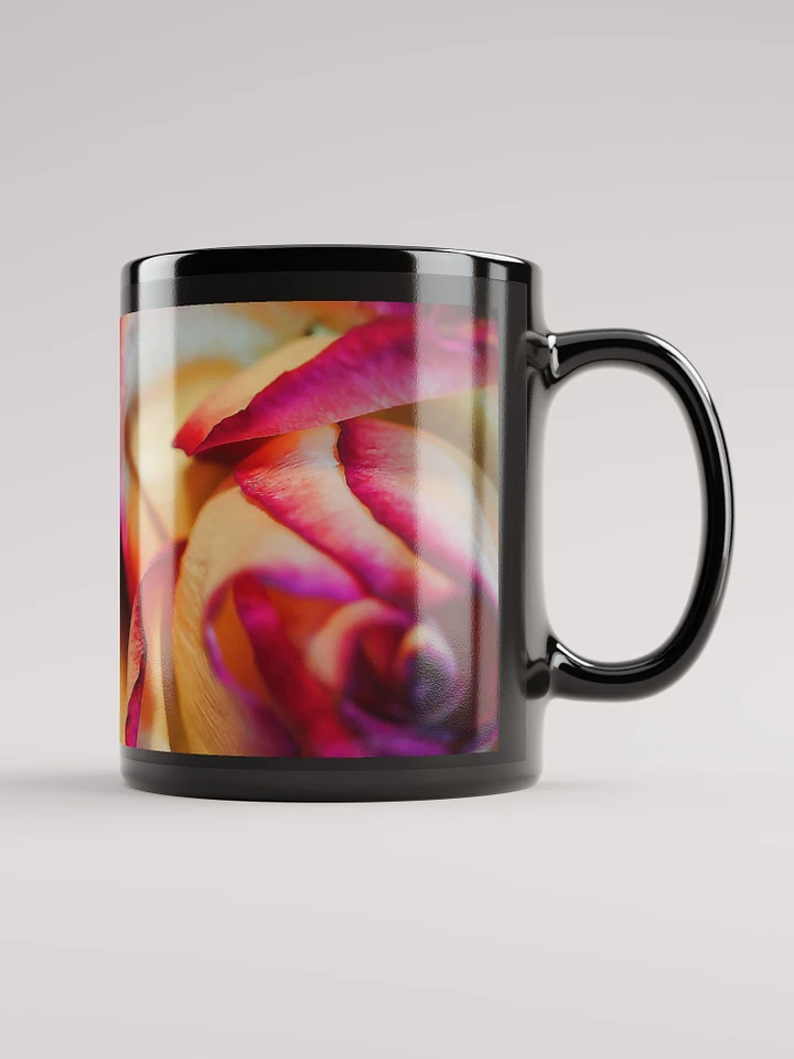 Flowers 76 Black Coffee Mug product image (2)