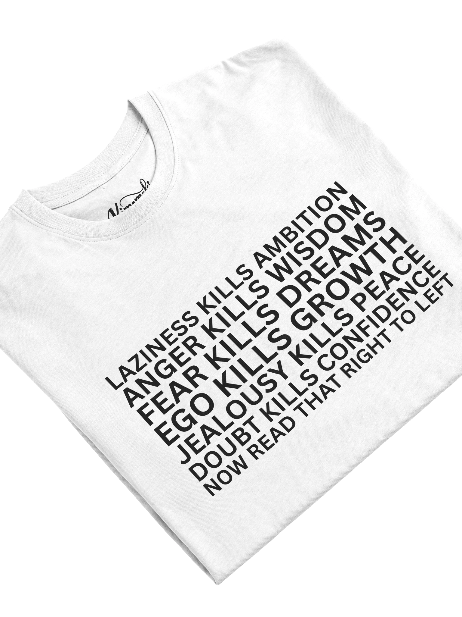 Ambition Kills Laziness 100% Cotton T-shirt product image (6)