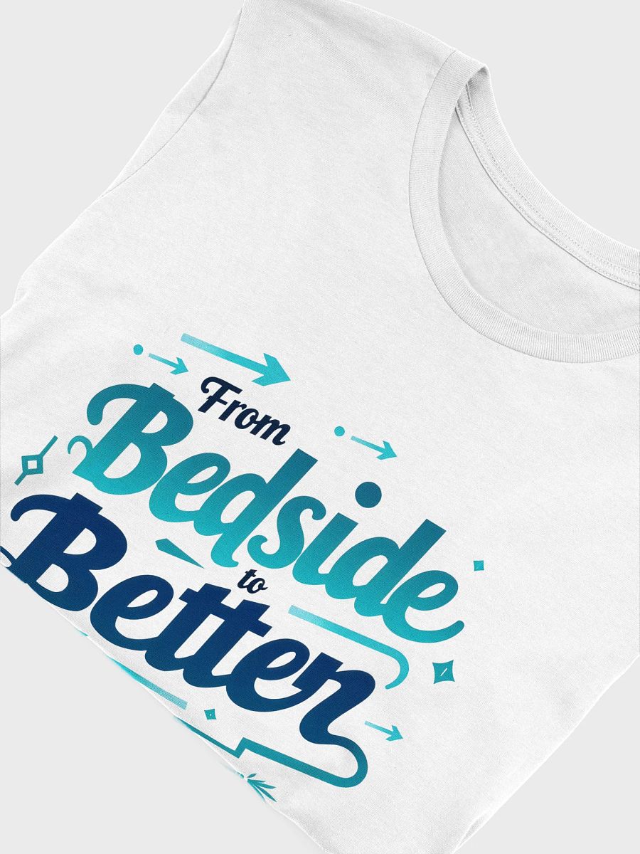 Dynamic Blue Gradient T-Shirt: From Bedside to Better product image (49)