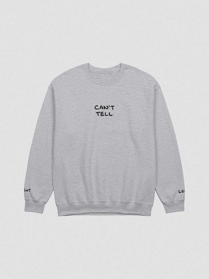 CAN'T TELL embroidered crewneck (black) product image (1)