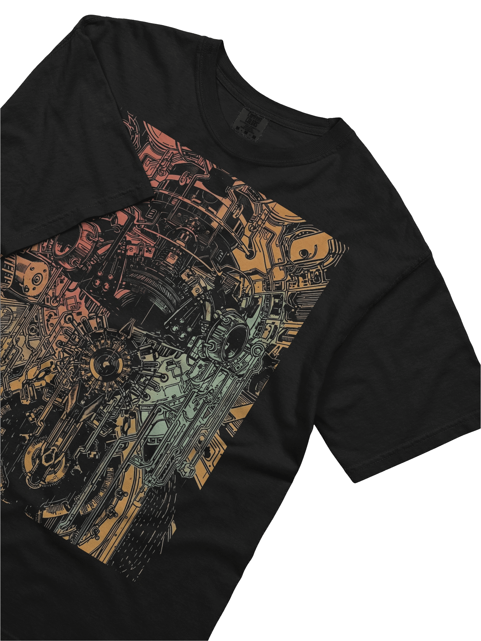 Retro Digital Intricacy Heavyweight T-Shirt product image (2)