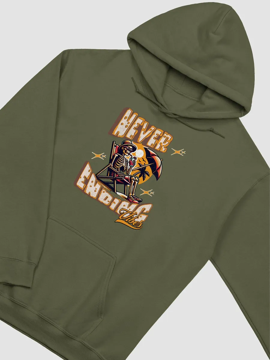 Never Ending Vibes Skeleton Summer Hoodie product image (14)